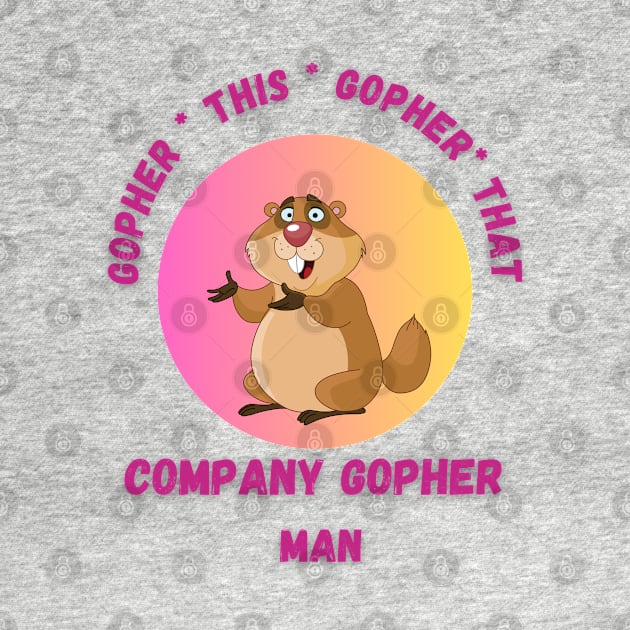 Fritts Cartoons Gopher this Gopher that Company Gopher runner by Shean Fritts 